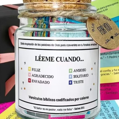 Tarro de Versículos Bíblicos